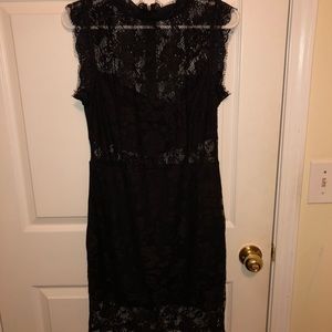 Lace black dress